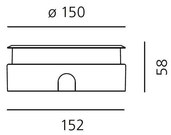 AR T40018ELPTW00 Ego 150 Flat sklo pochozí EL 3000K čtverec - ARTEMIDE