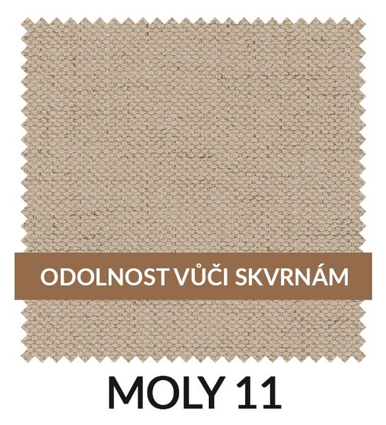 Židle dubová Leon s béžovým čalouněním M11