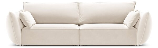 Béžová sametová pohovka 208 cm Vanda – Mazzini Sofas