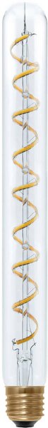 BIG WHITE SLV LED Trubice T300 LED žárovka, průhledná, E27, fázové stmívání, 9W, 1900K 1008374