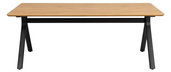 Jídelní stůl s deskou v dubovém dekoru 100x200 cm Bristol – Actona