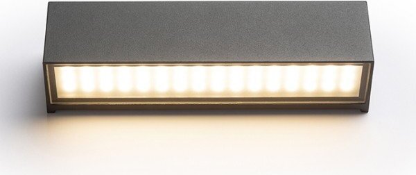 CAMARGUE nástěnná antracitová satinované sklo 230V LED 6W IP65 3000K - RED - DESIGN RENDL