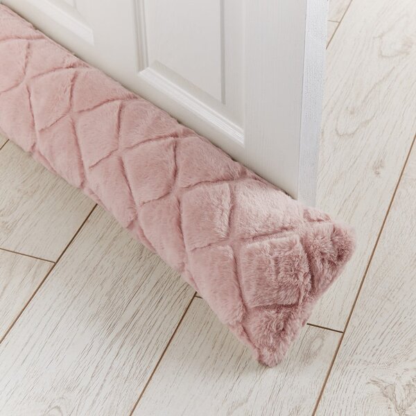 Růžová ochrana proti průvanu 20x90 cm Cosy Diamond – Catherine Lansfield