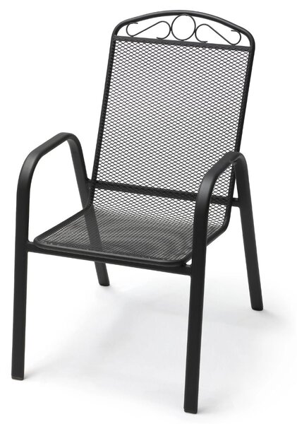 Vikio Zahradní kovové křeslo V120C černá