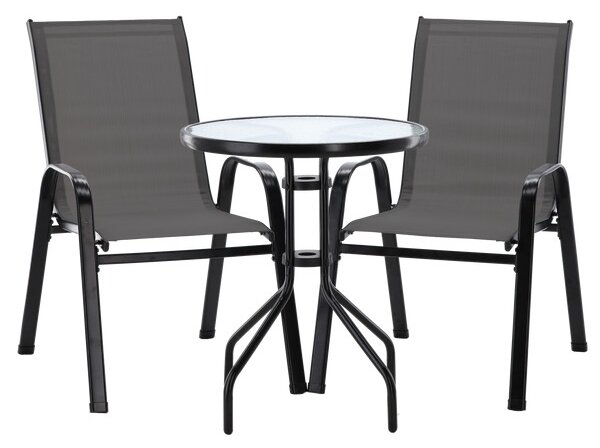 Set zahradního nábytku SOLARA šedý SAD5901