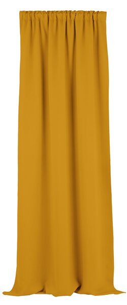 Zatemňovací závěs na řasicí pásce medově žlutý 140 x 280 cm 1 ks