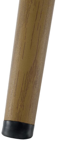 KONDELA Křeslo s podnoží, růžová Velvet látka/dub, HABEN