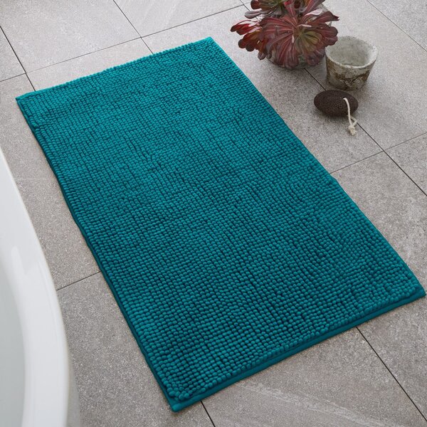 Zelenomodrá koupelnová předložka 50x80 cm Bobble – Catherine Lansfield