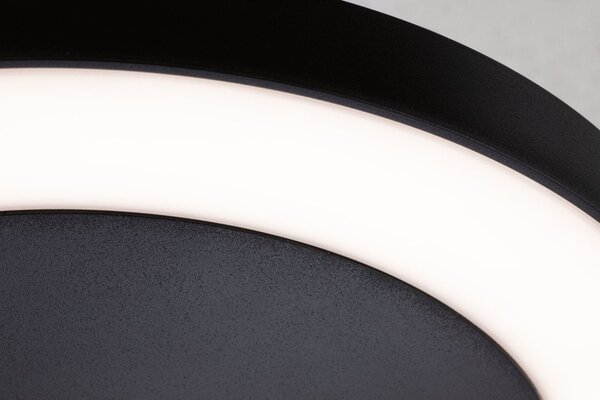 P 94526 LED stropní svítidlo Circula soumrakový senzor a pohybové čidlo IP44 320mm 3000K 14W antracit - PAULMANN