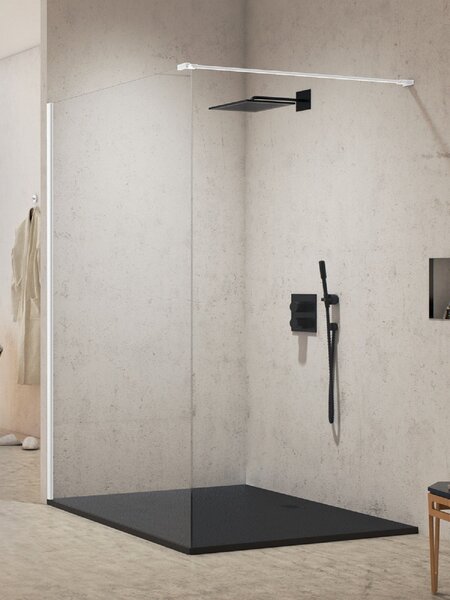 New Trendy New Modus White sprchová zástěna walk-in 70 cm bílá matný/průhledné sklo EXK-2201
