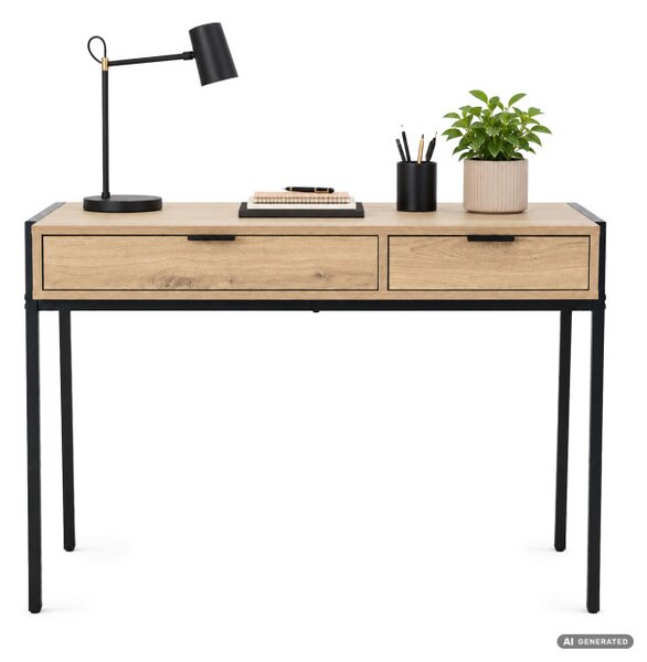 Kancelářský stůl ZENTIA dub artisan / černé nohy