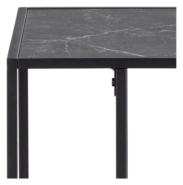 Odkládací stolek s deskou v dekoru mramoru 43x35 cm Infinity – Actona