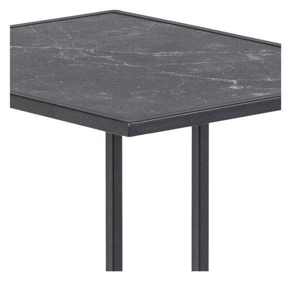 Odkládací stolek s deskou v dekoru mramoru 43x35 cm Infinity – Actona