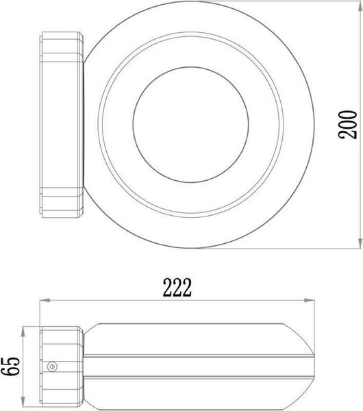 IMPR 731081 Deko-Light nástěnné přisazené svítidlo Muscae 220-240V AC/50-60Hz 13,10 W 3000 K 860 lm 200 tmavěšedá - DEKOLIGHT