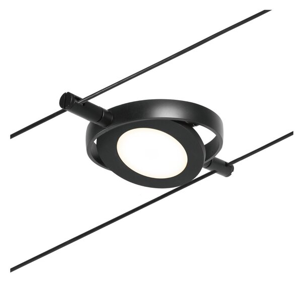 P 94419 LED lankový systém RoaMac spot 4,5W 3000K 12V černá mat/chrom - PAULMANN