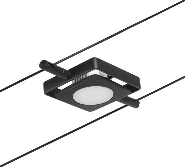 P 94424 LED lankový systém MacLED základní sada 5x4,5W 3000K 230/12V černá mat/chrom - PAULMANN