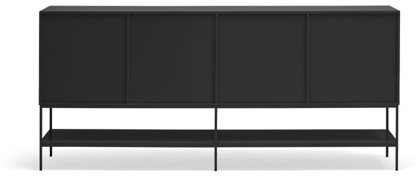 Černá komoda 220x98x45 cm Platt – Teulat