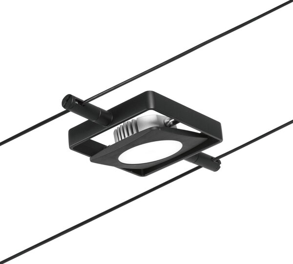 P 94424 LED lankový systém MacLED základní sada 5x4,5W 3000K 230/12V černá mat/chrom - PAULMANN