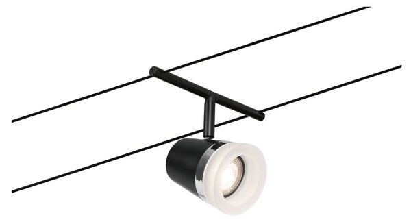 P 94464 Lankový systém Cone spot GU5,3 max. 10W 12V černá mat/chrom - PAULMANN