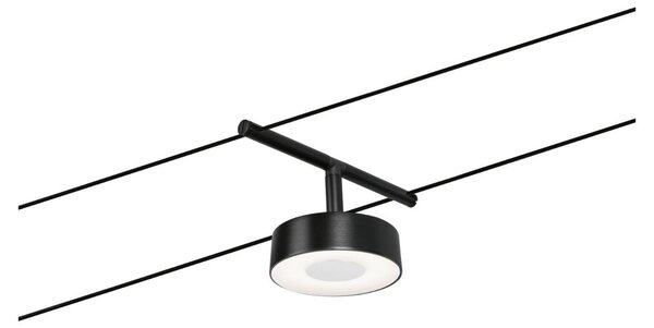 P 94479 LED lankový systém Circle základní sada 5x5W 3000K 230/12V černá mat/chrom - PAULMANN