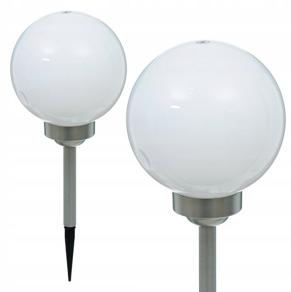 Solární zahradní lampa ve tvaru koule 20 cm
