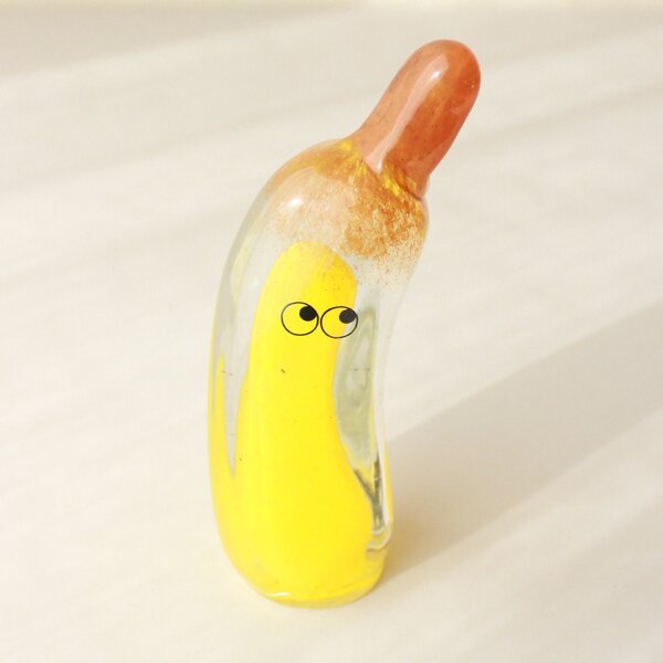 Skleněná figurka Crystal Blob Cute Flamer