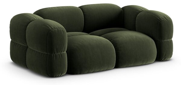 Zelená sametová pohovka 210 cm Loretto – Cosmopolitan Design