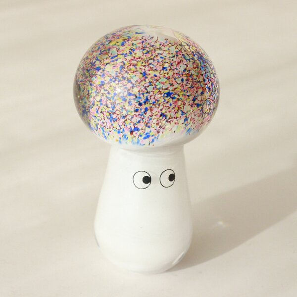 Skleněná figurka Crystal Blob Rainbow Mind