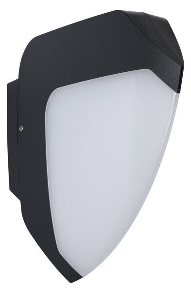 P 94517 LED venkovní nástěnné svítidlo Smart Home Zigbee Ikosea soumrakový senzor a pohybové čidlo CCT IP44 50x203mm 3000K 4,4W 230V antracit umělá hmota - PAULMANN