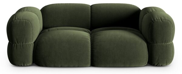 Zelená sametová pohovka 210 cm Loretto – Cosmopolitan Design