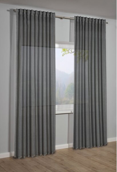 Tmavě šedý závěs 135x245 cm Etamine – Sehlbach