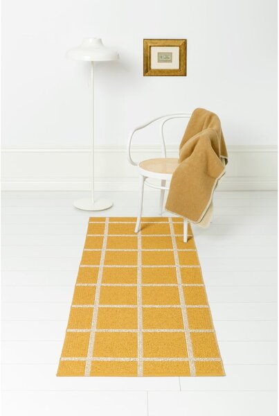 Okrově žlutý vnitřní a venkovní běhoun 70x150 cm Ada Ochre – Pappelina