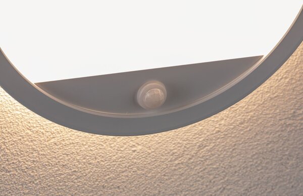 P 94662 LED venkovní panel Lamina vč. pohybové čidlo IP44 kruhové 280mm 3000K 14,5W 230V bílá umělá hmota - PAULMANN