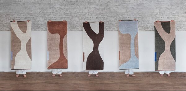 Tmavě zelený pratelný bavlněný koberec 50x80 cm Figura – Mette Ditmer Denmark