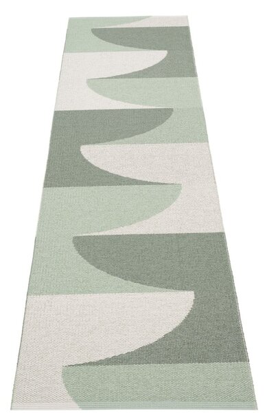 Zelený vnitřní a venkovní běhoun 70x270 cm Hill Army Misty Mint – Pappelina