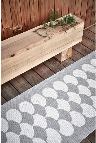Krémový vnitřní a venkovní běhoun 70x250 cm Poppy Linen – Pappelina