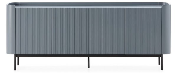 Šedomodrá komoda 200x80x40 cm Willa – MOME