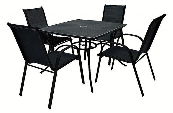 Zahradní kovová sestava KAMPA 1+4