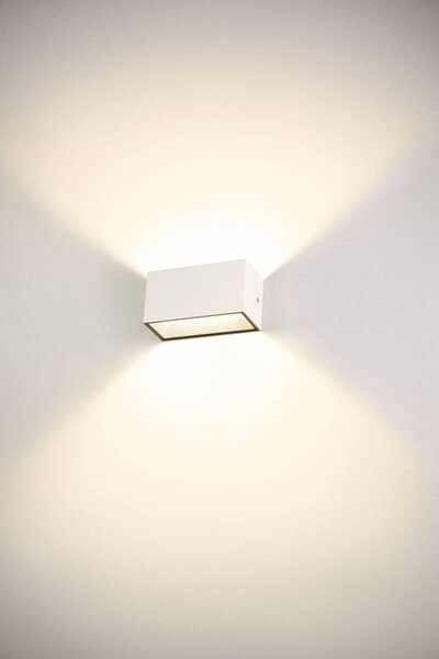 LA 1005153 SITRA M WL UP/DOWN venkovní LED nástěnné přisazené svítidlo, bílé CCT switch 3000/4000 K - BIG WHITE (SLV)