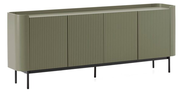 Zelená komoda 200x80x40 cm Willa – MOME