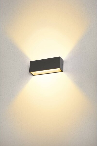 LA 1005155 SITRA L WL UP/DOWN venkovní LED nástěnné přisazené svítidlo antracit CCT switch 3000/4000 K - BIG WHITE (SLV)