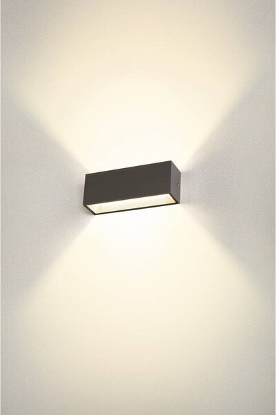 LA 1005155 SITRA L WL UP/DOWN venkovní LED nástěnné přisazené svítidlo antracit CCT switch 3000/4000 K - BIG WHITE (SLV)