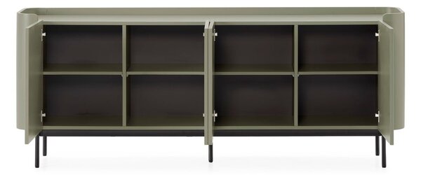Zelená komoda 200x80x40 cm Willa – MOME