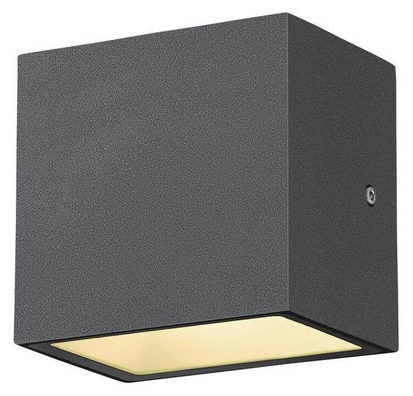 LA 1005148 SITRA S WL SINGLE venkovní LED nástěnné přisazené svítidlo, antracit, CCT switch 3000/4000 K - BIG WHITE (SLV)