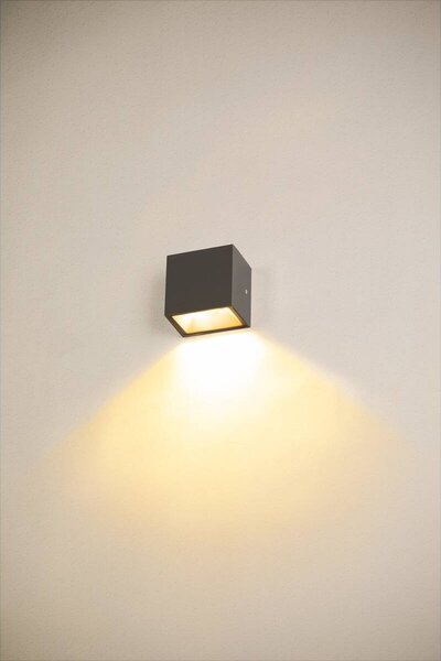 LA 1005148 SITRA S WL SINGLE venkovní LED nástěnné přisazené svítidlo, antracit, CCT switch 3000/4000 K - BIG WHITE (SLV)