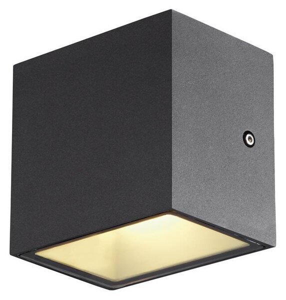 LA 1005148 SITRA S WL SINGLE venkovní LED nástěnné přisazené svítidlo, antracit, CCT switch 3000/4000 K - BIG WHITE (SLV)