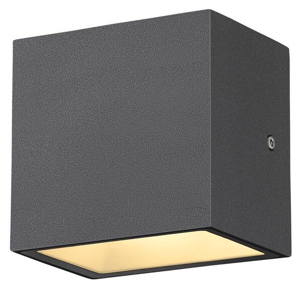 LA 1005148 SITRA S WL SINGLE venkovní LED nástěnné přisazené svítidlo, antracit, CCT switch 3000/4000 K - BIG WHITE (SLV)