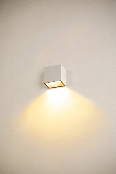 LA 1005149 SITRA S WL SINGLE venkovní LED nástěnné přisazené svítidlo bílé CCT switch 3000/4000 K - BIG WHITE (SLV)
