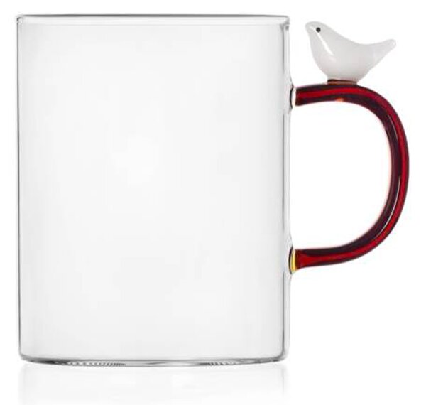 Ichendorf Milano designové skelnice na vodu Mug White Bird