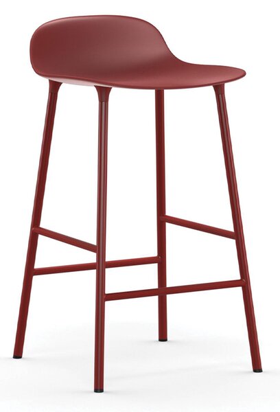 Normann Copenhagen designové barové židle Form Barstool Steel (65 cm)